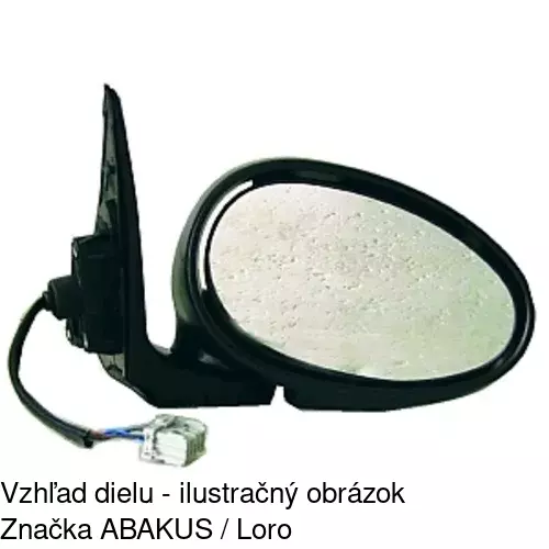 Vonkajšie zrkadlo POLCAR 6345524E - obr. 1