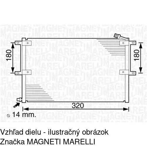 Chladiče klimatizácie 6713K8C2 /POLCAR/