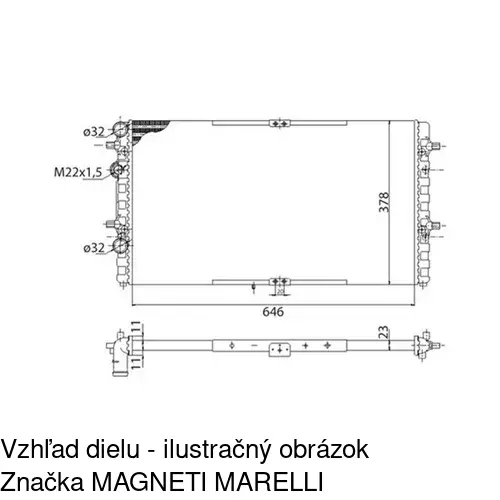 Chladiče vody POLCAR 6716082X - obr. 3