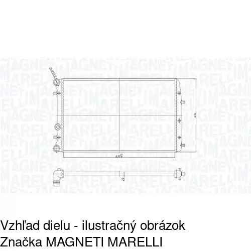 Chladiče vody POLCAR 673008A1 - obr. 1