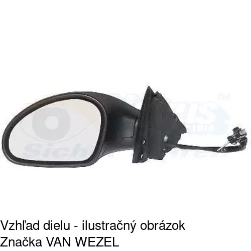 Rám vonkajšieho zrkadla 673054TM /POLCAR/ - obr. 3