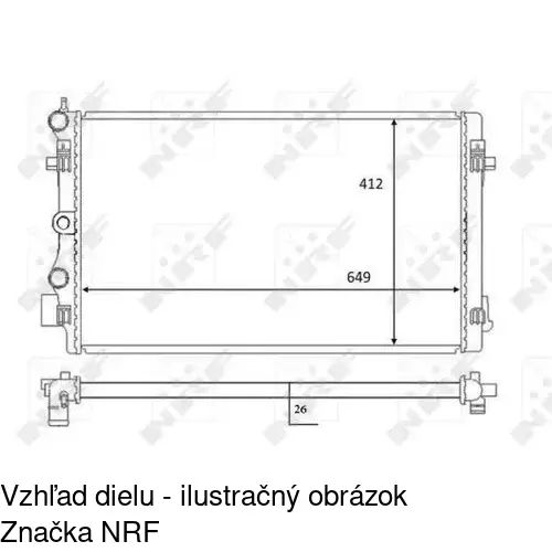 Chladiče vody 673208-1 /POLCAR/ - obr. 2