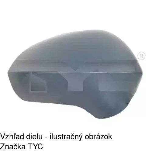 Rám vonkajšieho zrkadla POLCAR 673255PM