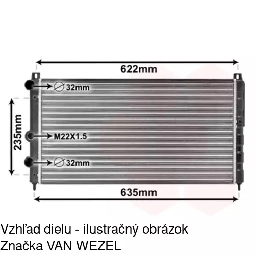 Chladiče vody POLCAR 691008-3 - obr. 3