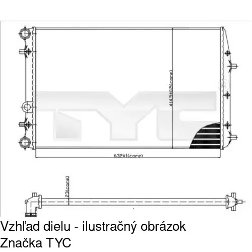 Chladiče vody POLCAR 691308A5 - obr. 3