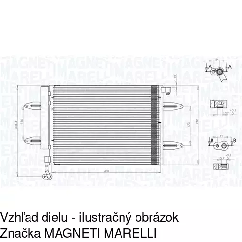 Chladiče klimatizácie POLCAR 6913K8C1S