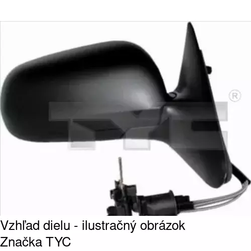 Vonkajšie zrkadlo POLCAR 6920511E