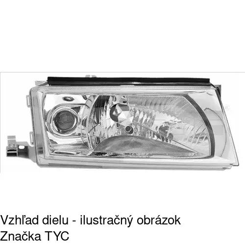 Hlavný reflektor POLCAR 6921094E - obr. 3