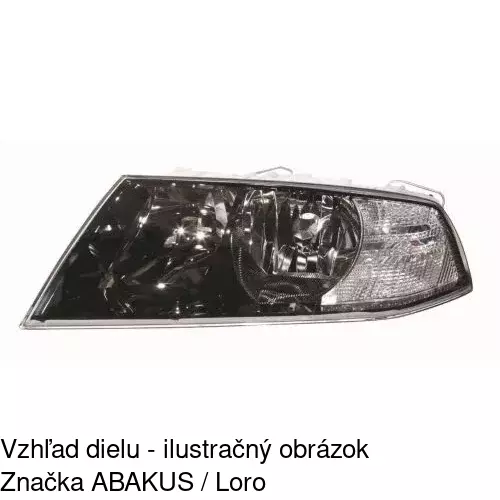 Hlavný reflektor POLCAR 692210-T - obr. 4