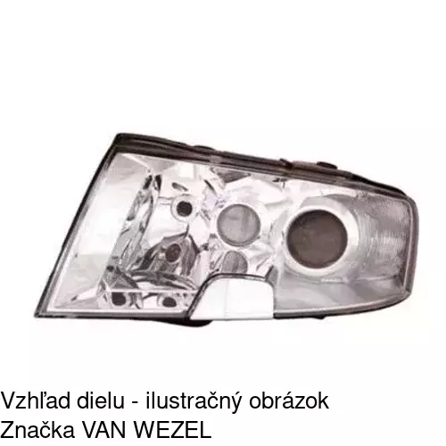 Hlavný reflektor POLCAR 692509-H - obr. 2