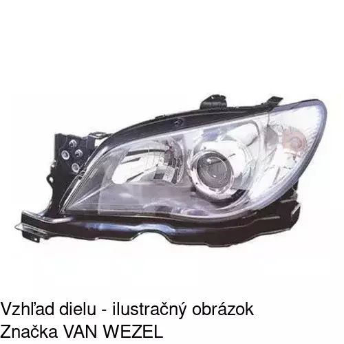 Hlavný reflektor POLCAR 721409-E