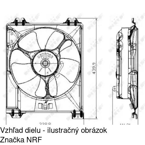 Ventilátory chladičov POLCAR 743523W3 - obr. 1