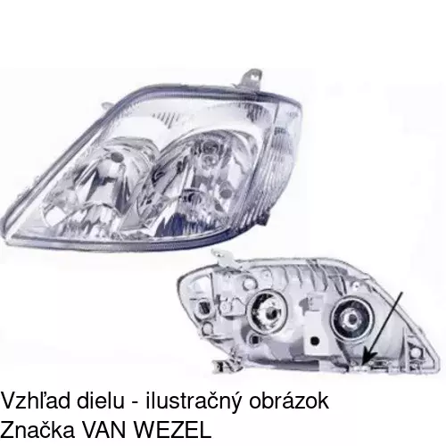 Hlavný reflektor POLCAR 8114094X - obr. 3