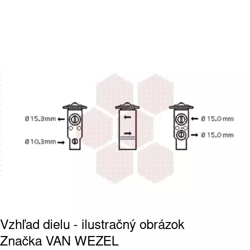 Expanzný ventil POLCAR 8114KZ-1 - obr. 1