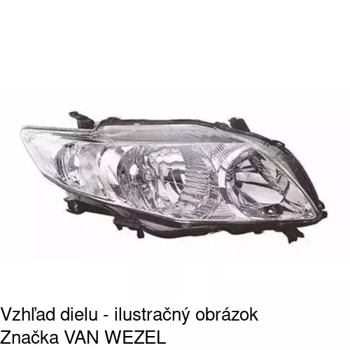 Hlavný reflektor POLCAR 811710-E - obr. 3