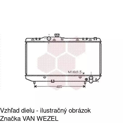 Chladiče vody POLCAR 812108-1 - obr. 3