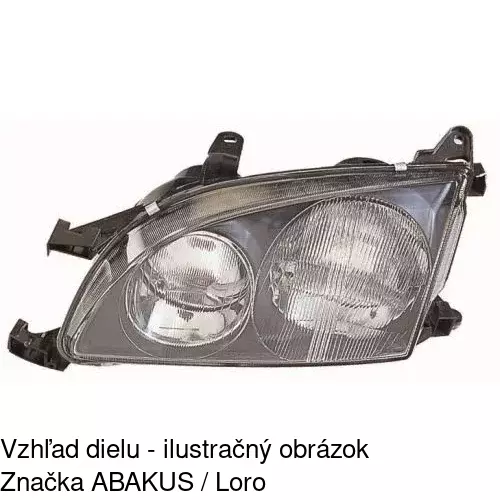 Hlavný reflektor POLCAR 812309-E - obr. 4