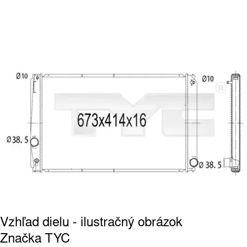 Chladiče vody POLCAR 814808-3