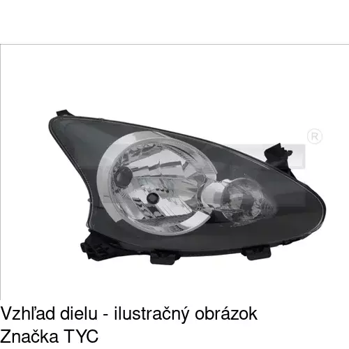 Hlavný reflektor POLCAR 815309-E - obr. 2