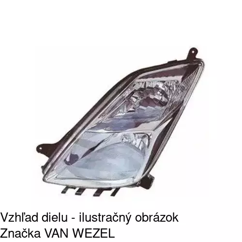 Hlavný reflektor POLCAR 816209-E - obr. 1