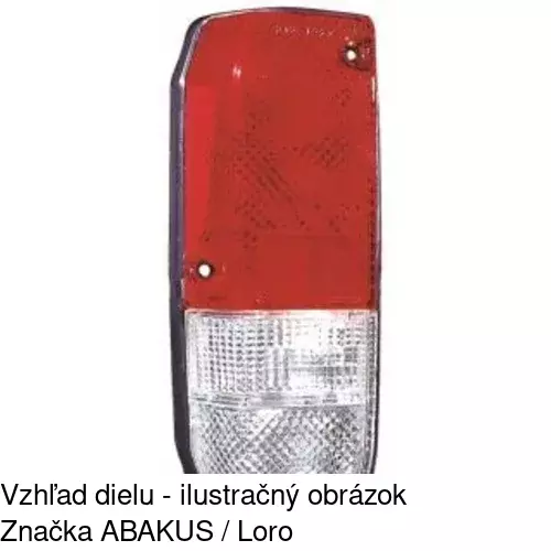 Zadné svetlo POLCAR 817587 - obr. 1