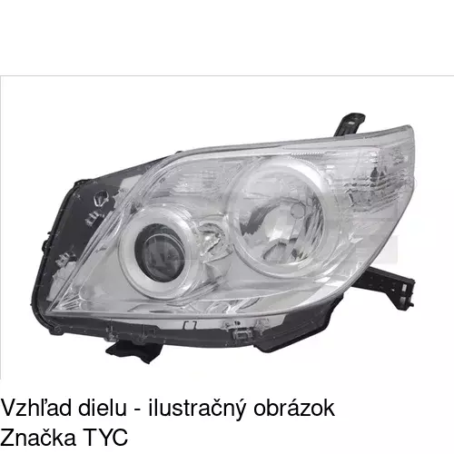 Hlavný reflektor POLCAR 818109-E