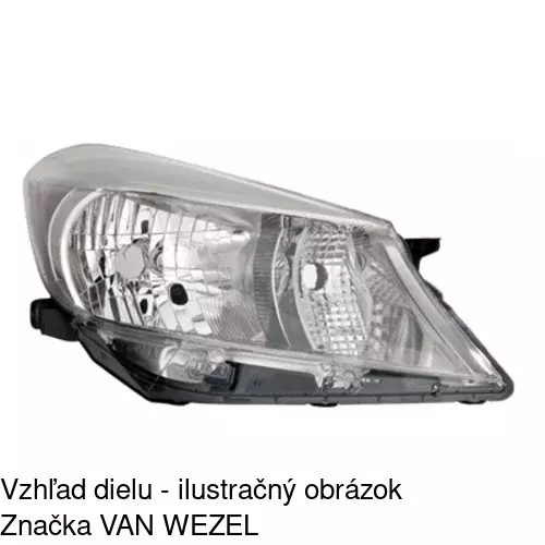 Hlavný reflektor POLCAR 81B1101E - obr. 4