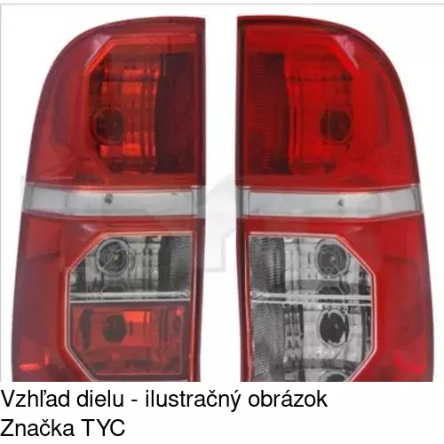 Zadné svetlo POLCAR 81P188-E