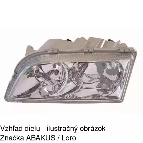 Hlavný reflektor POLCAR 904009-E - obr. 3