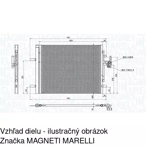 Chladiče klimatizácie POLCAR 9082K8C1