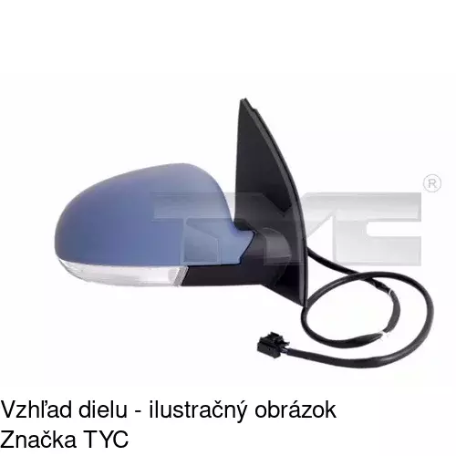 Vonkajšie zrkadlo POLCAR 9514514S - obr. 4