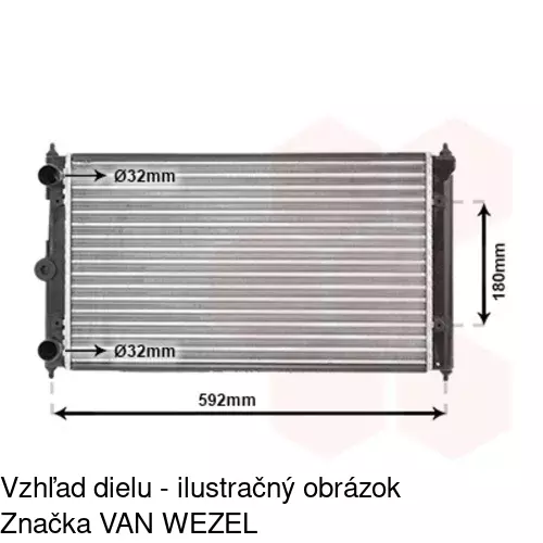 Chladiče vody POLCAR 952308-3