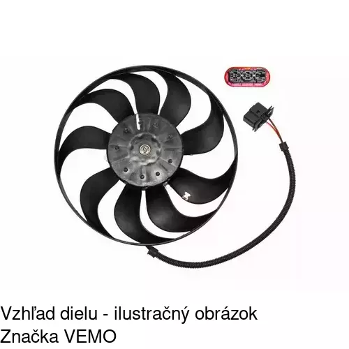 Ventilátor bez krytu / podpery POLCAR 952523U3 - obr. 5