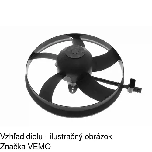 Ventilátor bez krytu / podpery POLCAR 952523U5 - obr. 3