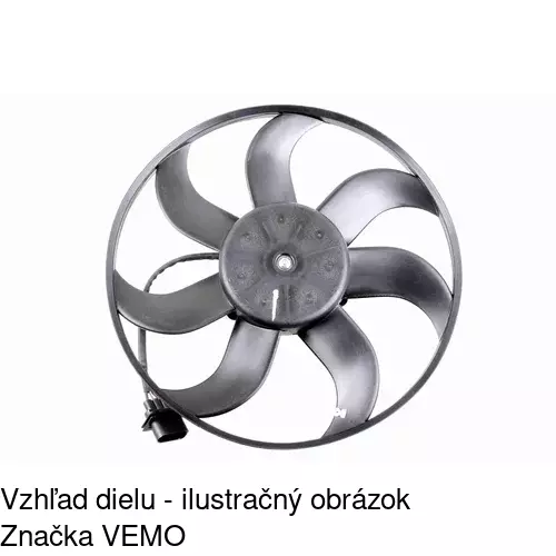 Ventilátor bez krytu / podpery 952523U6 /POLCAR/ - obr. 5