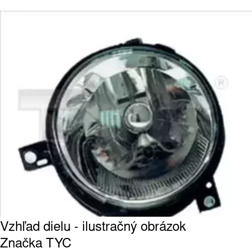 Hlavný reflektor POLCAR 952810-C