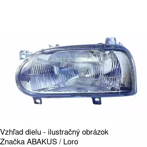 Hlavný reflektor POLCAR 953809-E - obr. 3