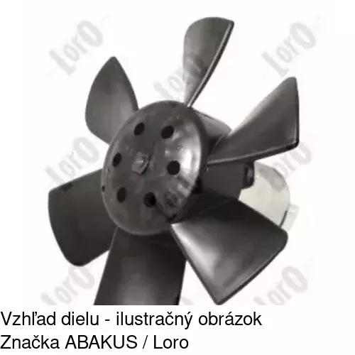 Ventilátor bez krytu / podpery POLCAR 953823U1-Q - obr. 5