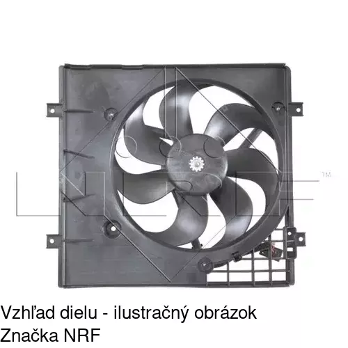 Ventilátor bez krytu / podpery POLCAR 954123U2 - obr. 2