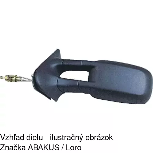 Vonkajšie zrkadlo POLCAR 9546521E - obr. 2