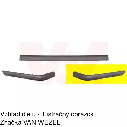 Lišta nárazníka POLCAR 954896-8 - obr. 2