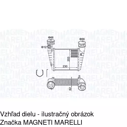 Chladiče vzduchu (Intercoolery) POLCAR 9548J82X