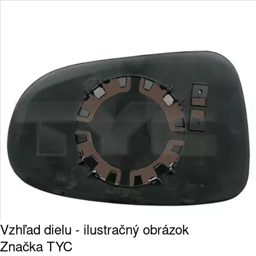 Vonkajšie zrkadlo POLCAR 955051-M - obr. 4