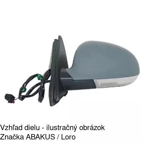 Vonkajšie zrkadlo POLCAR 9555514S - obr. 3