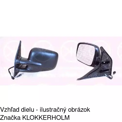 Vonkajšie zrkadlo POLCAR 9566515E - obr. 5