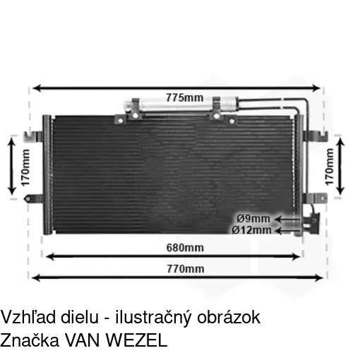 Chladiče klimatizácie POLCAR 9566K8C3 - obr. 4