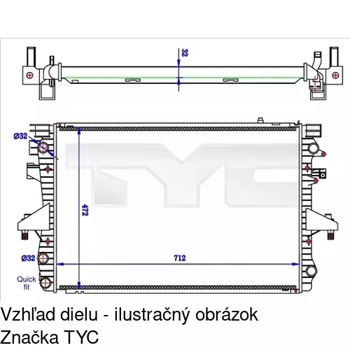 Chladiče vody POLCAR 9568081X