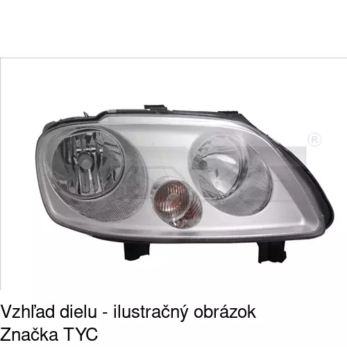 Hlavný reflektor POLCAR 957509-E - obr. 1