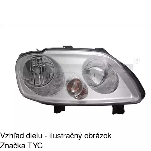 Hlavný reflektor POLCAR 9575101E