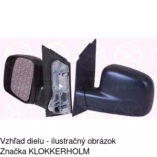 Vonkajšie zrkadlo POLCAR 957552-E - obr. 2